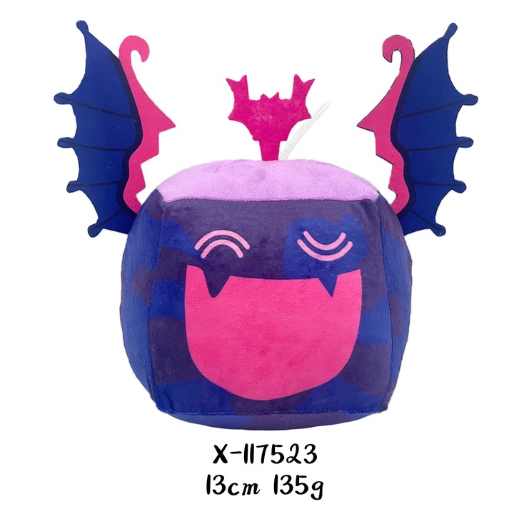 Jucarie de plus Fruct Diavol, Mov, 30x30cm