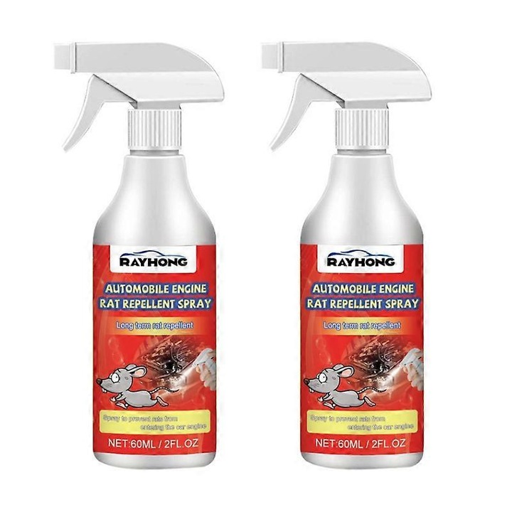 Set 2 sprayuri repelente pentru soareci, 60ml