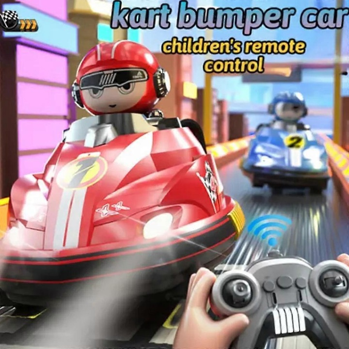 2 db Bumper távirányítós autó, 2.4G, műanyag, 3 év+