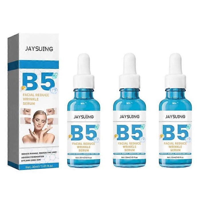 Серум против бръчки B5 jaysuing, 30мл, безопасни съставки, 10.5x3x3см, комплект от 3 броя
