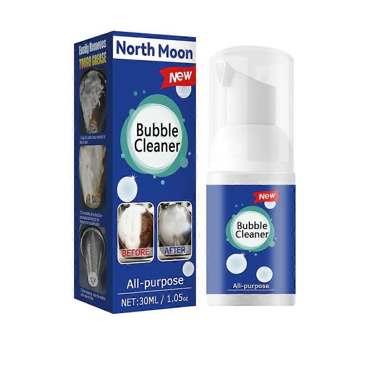 Detergent universal pentru bucatarie, North Moon, curatare spuma, degresant pentru metal