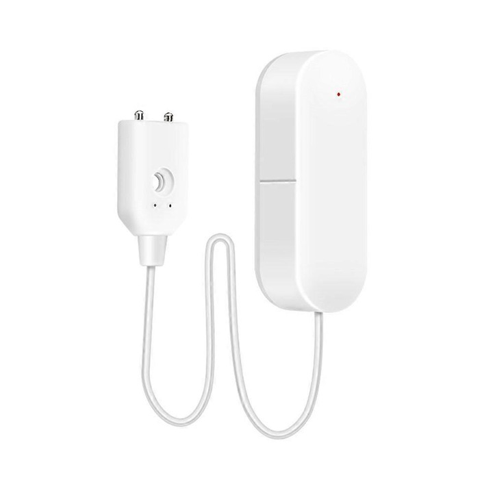 Senzor de scurgere apa, set 4 bucati, 24x69x16mm, compatibil cu Smart Life, Google Home, Alexa