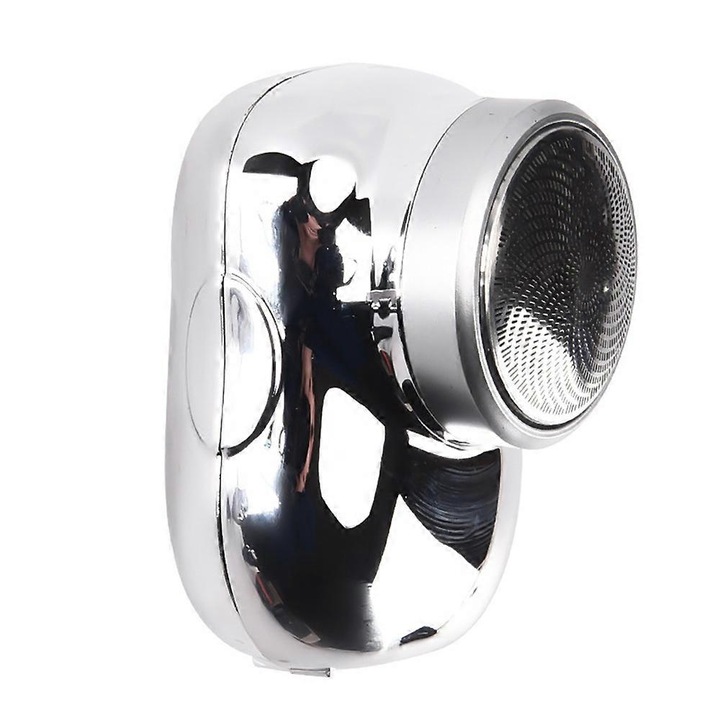 Ras electric portabil, mini, 12000R/min, lama cu sase foi, argintiu, 75x50mm