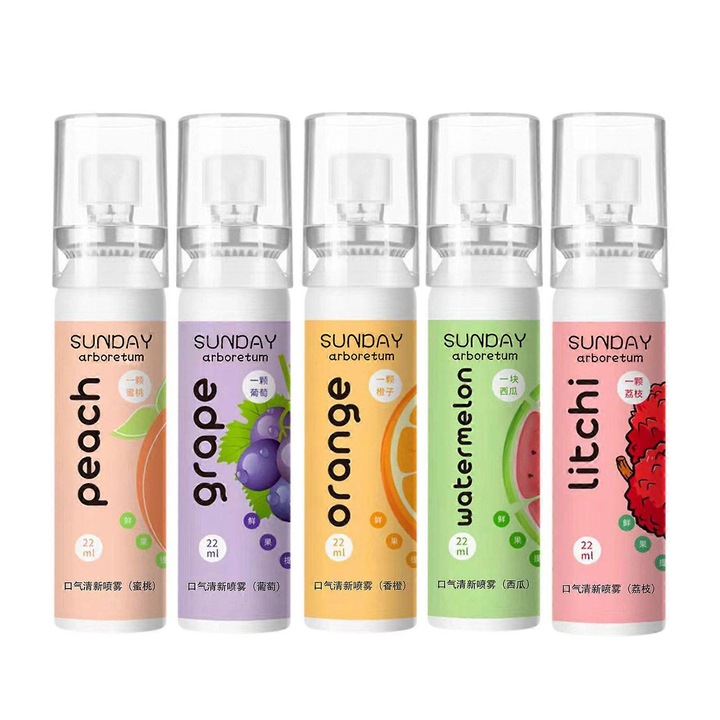 Odorizant oral set 5PC, 22ml, arome fructate, fara fluor, fara alcool