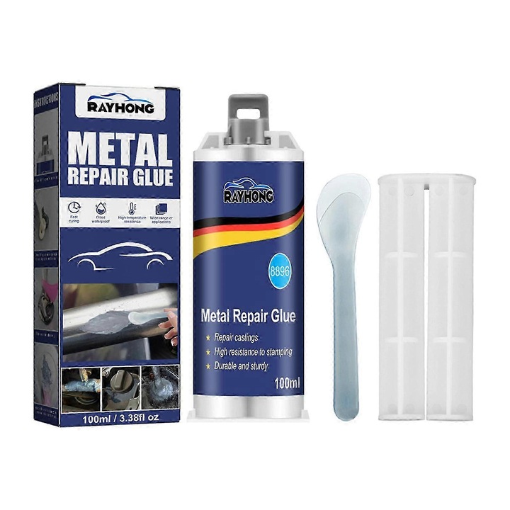 Set adeziv metalic RAYHONG 100ml