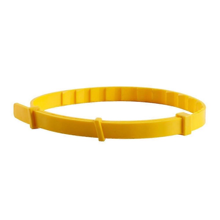 Set 2 coliere antiparazitare pentru pisici, 8 luni, galben, rezistente la apa