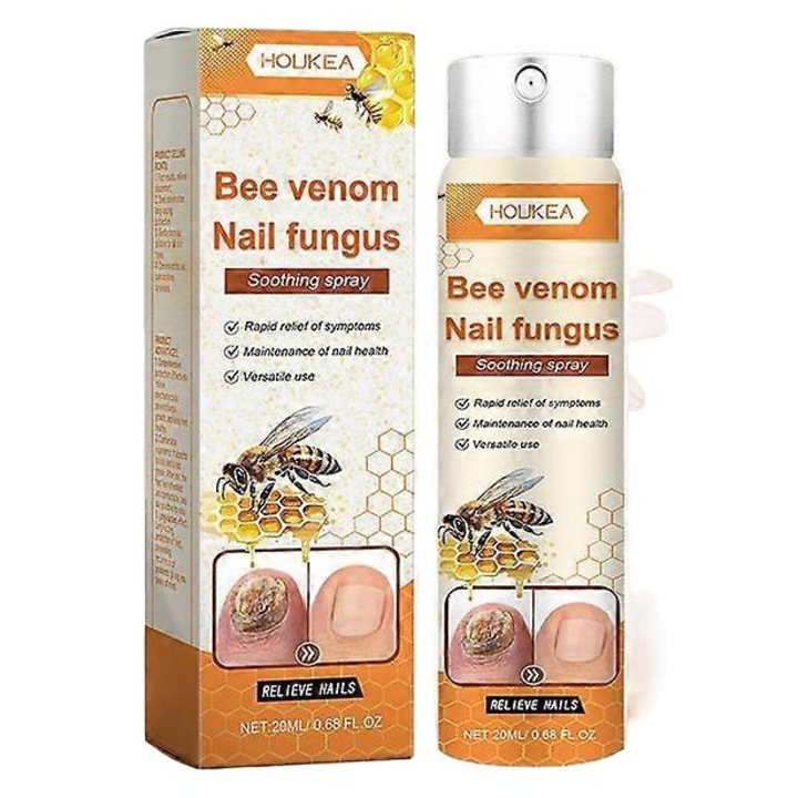 Spray pentru repararea unghiilor, houkea, set 2 bucati, ingrediente sigure, 20ml