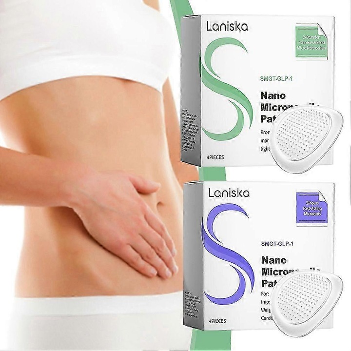 4 darabos tapasz készlet mikrofonokkal SMGT-GLP-1, Nano-mikrotű technológia, Zöld, 1 doboz