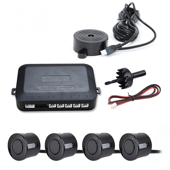 Senzori de marsarier auto, Negru, 12V