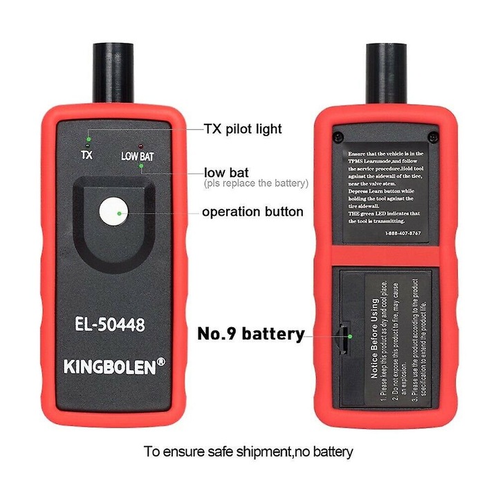 Instrument de resetare, Kingbolen, Pentru Opel El 50448, Monitorizare presiune anvelope