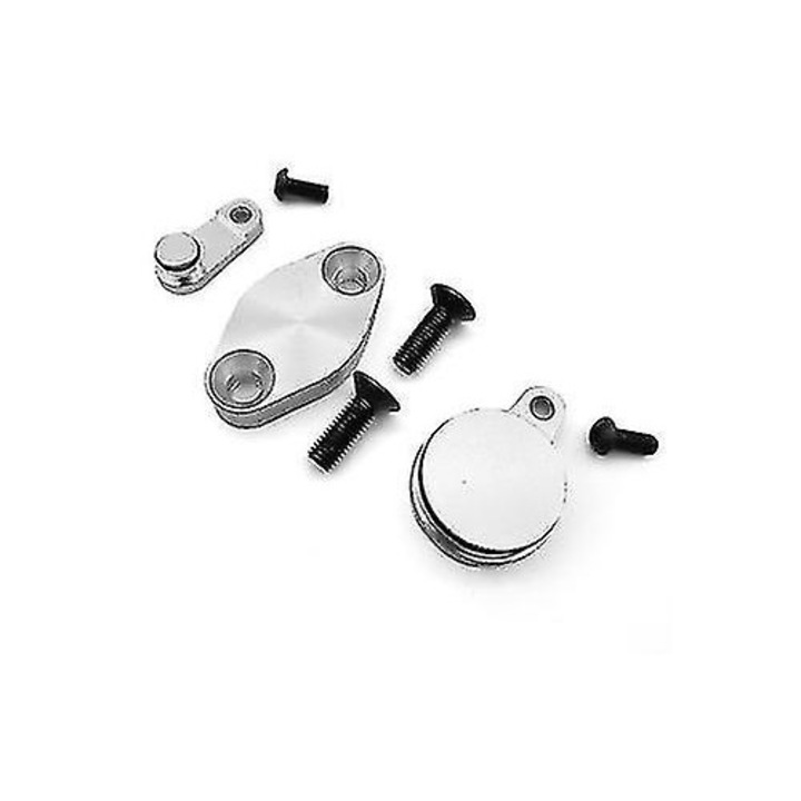 EGR és EVAP blokkoló készlet szívó/kipufogó csonkhoz, CNC alumínium, o-gyűrűvel és csavarral