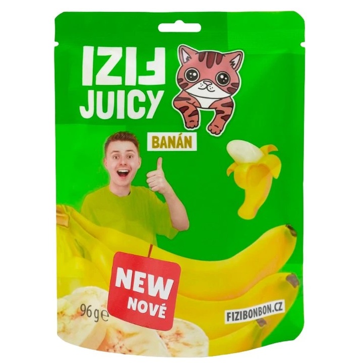 Jeleuri Peelerz Gummy Fizi Candy Banana 96 g