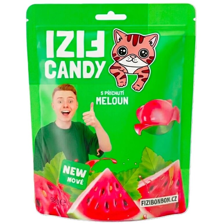 Jeleuri Roz Jeleuri Peelerz Gummy Fizi Candy Watermelon 98 g - eMAG.ro