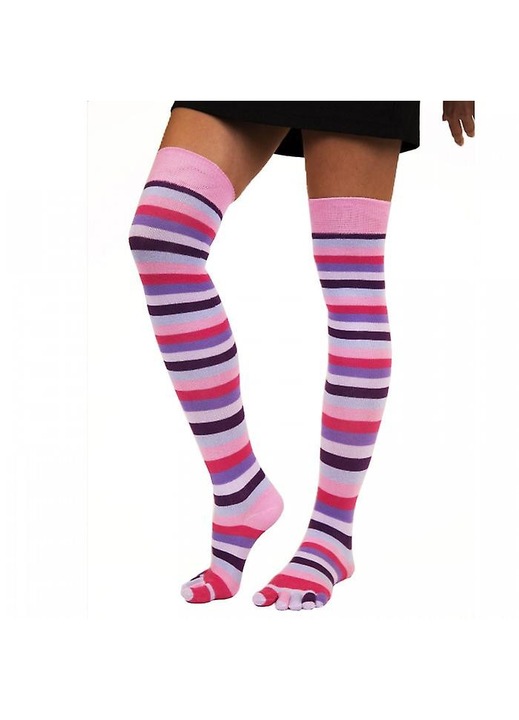 Унисекс чорапи Toetoe Everyday над коляното, многоцветни, 90% памук, размери UK 4-11 | EU 36-46