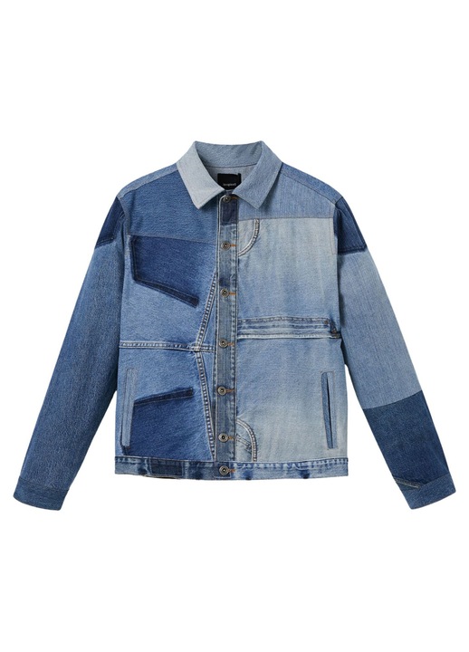 Desigual Umberto farmerdzseki, kék, pamut, nőknek és férfiaknak