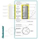 Rezervor (Puffer) de incalzire Centrometal CAS-S 2003 cu izolatie termica si schimbator de caldura INOX (2110 litri)