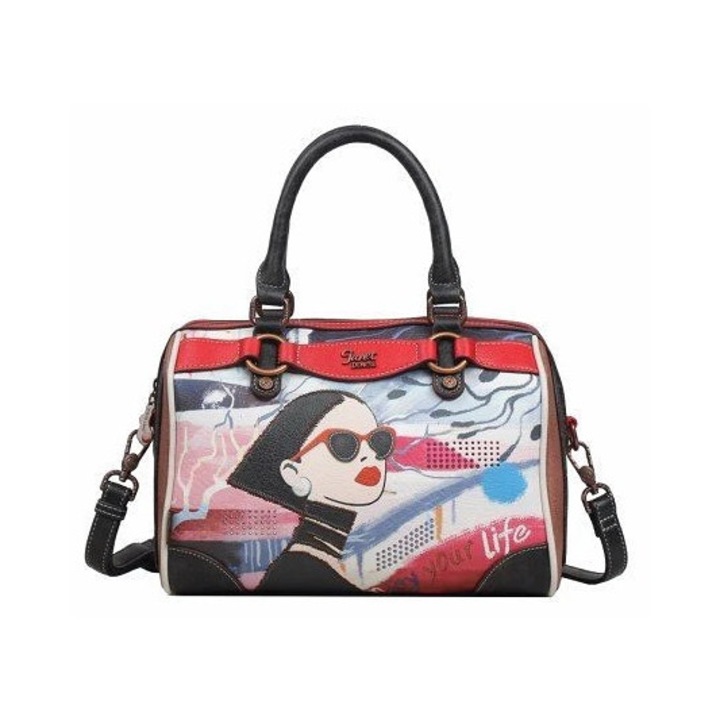 Geantă de umăr Janet Denese, J-087D-THE LIGHT multicolor