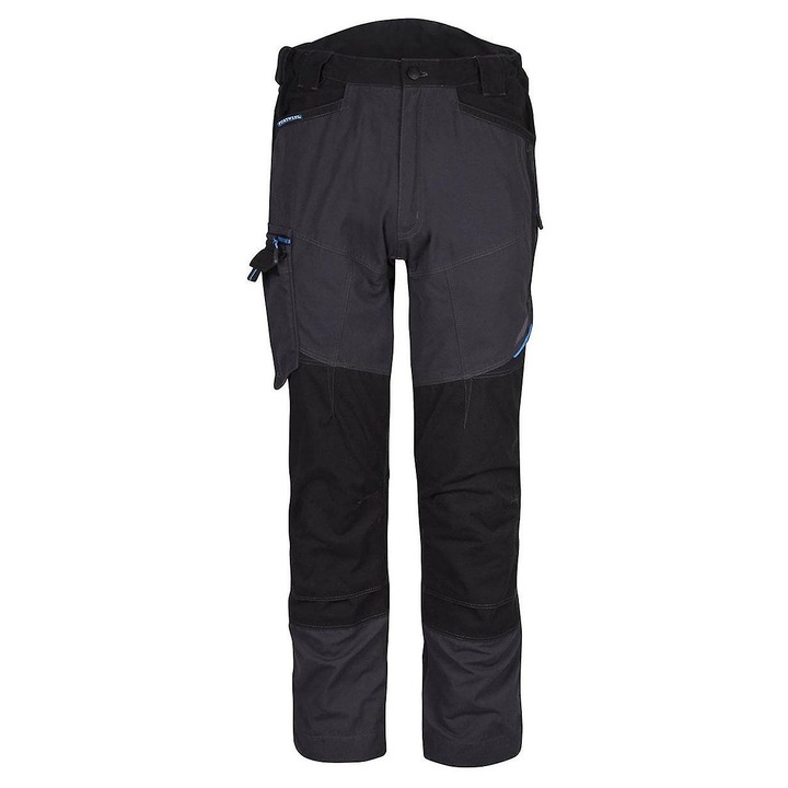 Set unghii false, albastru deschis, 24 bucati, cu lipici, material rezin, dimensiuni variate