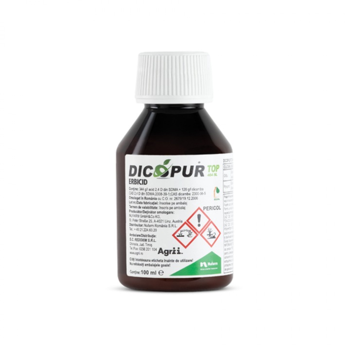 Solutie selectiva buruieni Dicopur Top NUFARM, 100 ml