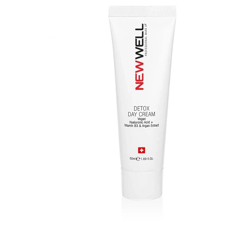 Arckrém, New Well Detox, Hidratáló és Revitalizáló, Könnyed Textúra, 50ml