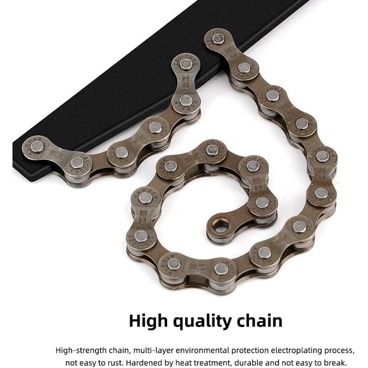 Cheie de lant pentru bicicleta, unelte de demontare a rotilor dintate, 210mm, 45# otel, antiderapant