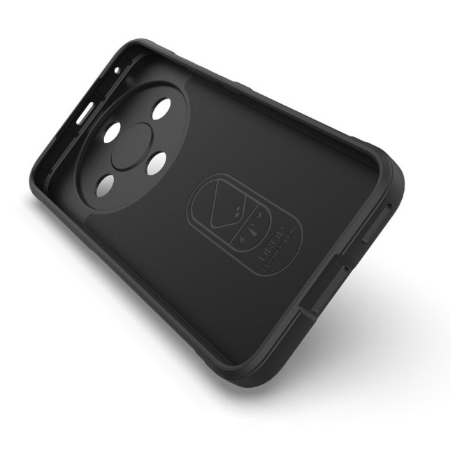 Husa Pentru Honor Magic 8 LITE, Super Grip, MicroFibra la Interior, Anti Soc - Negru