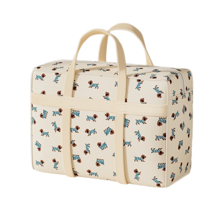 Sac de depozitare, impermeabil, capacitate mare, design floral, dimensiune extra mare, 1 bag