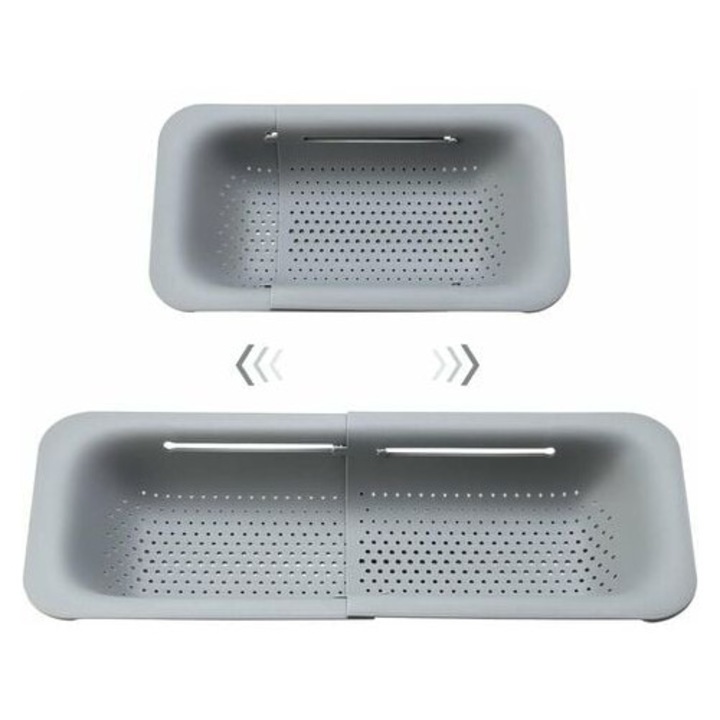 Strecuratoare extensibila pentru chiuveta, gri