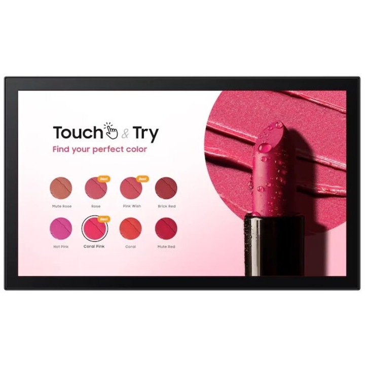 Monitor LED Samsung Smart, 13 inch, Full HD, touchscreen, Negru