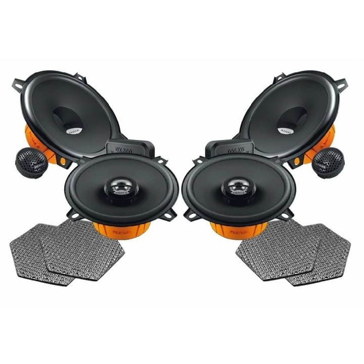 Pachet difuzoare auto Hertz Dieci dedicat Dacia Logan 1 (2004–2012)