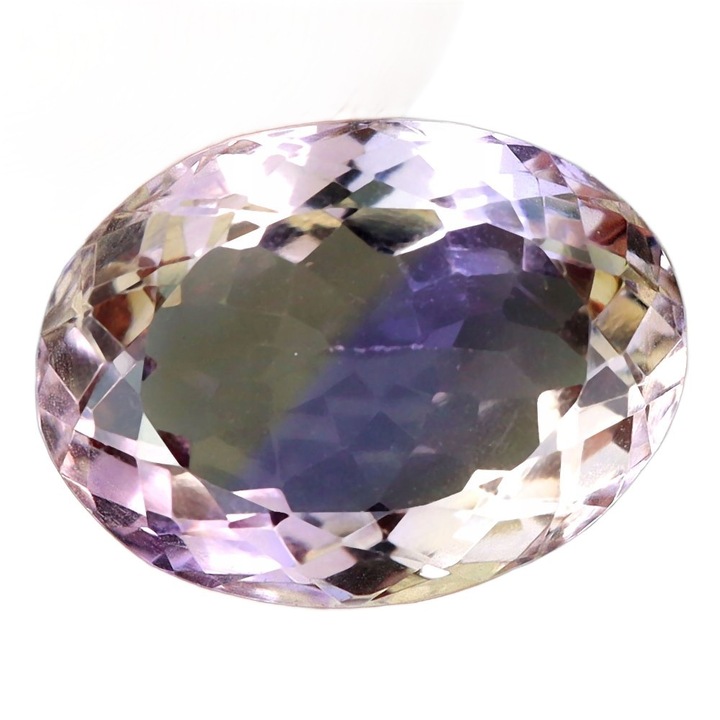 Ametrin natural, Songea, 12.39 ct, 18x13x8.9mm