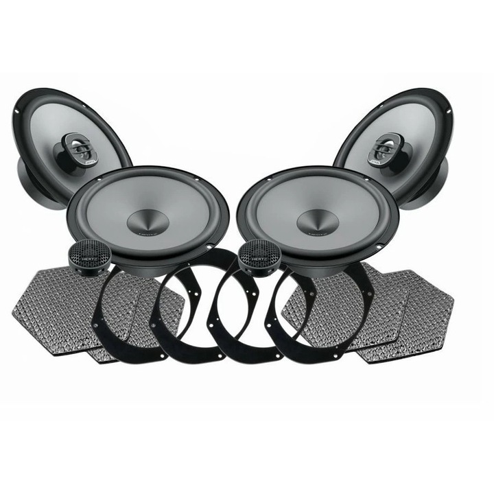 Pachet difuzoare auto Hertz Uno dedicat Ford Fiesta (2001 - 2010)