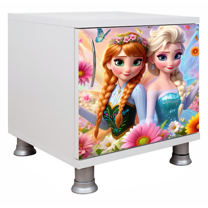 Noptieră Patolino Frozen, 1 sertar, multicolor, 18mm