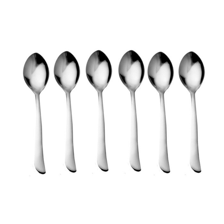 Set 6 lingurite pentru ceai CULINARO ROSE 1.6mm, inox