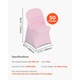Set Huse scaun, Material elastic, Intretinere usoara, roz 50 buc