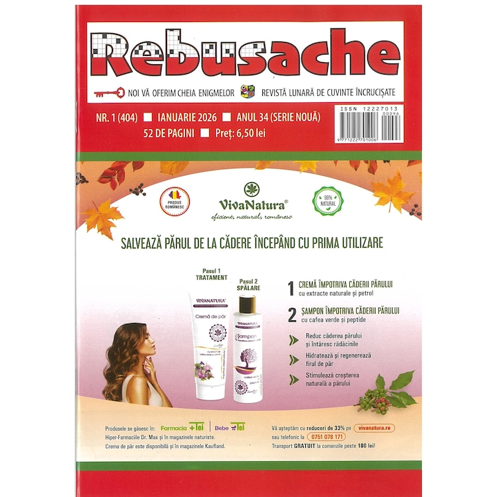 Rebusache 1/2026 - revista de cuvinte incrucisate, Publicatiile Flacara