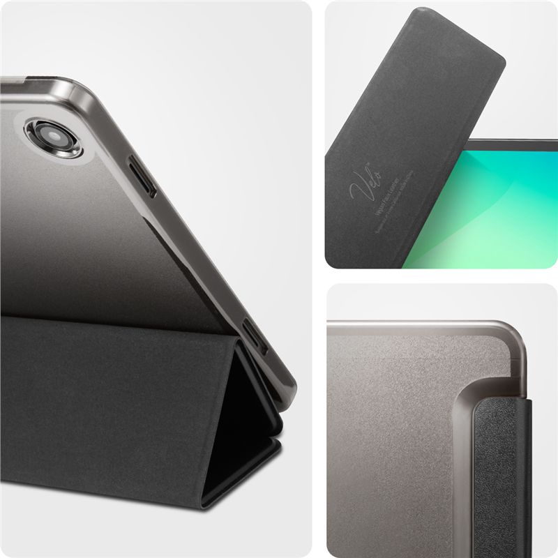 Carcasa Spigen Smart Fold compatibila cu Samsung Galaxy Tab A11 Plus, 11 inch, Negru