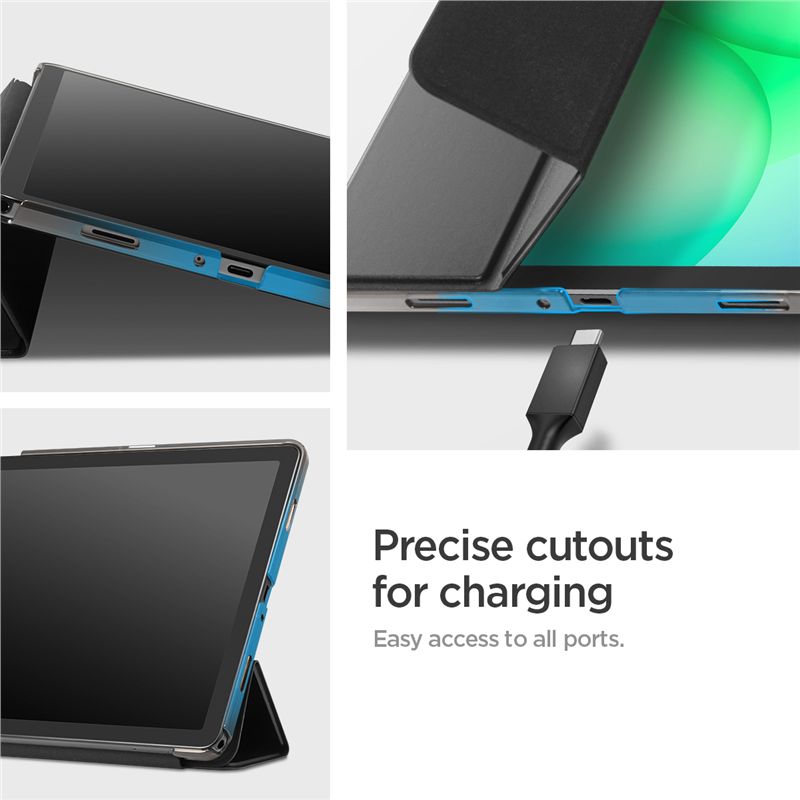 Carcasa Spigen Smart Fold compatibila cu Samsung Galaxy Tab A11 Plus, 11 inch, Negru