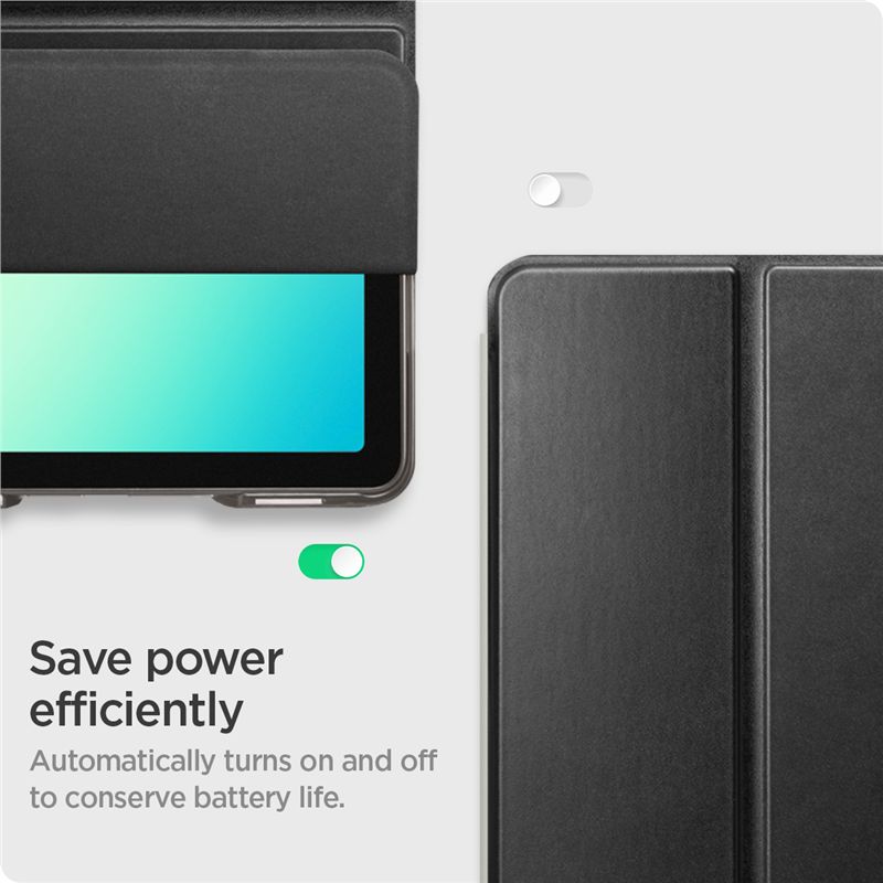 Carcasa Spigen Smart Fold compatibila cu Samsung Galaxy Tab A11 Plus, 11 inch, Negru