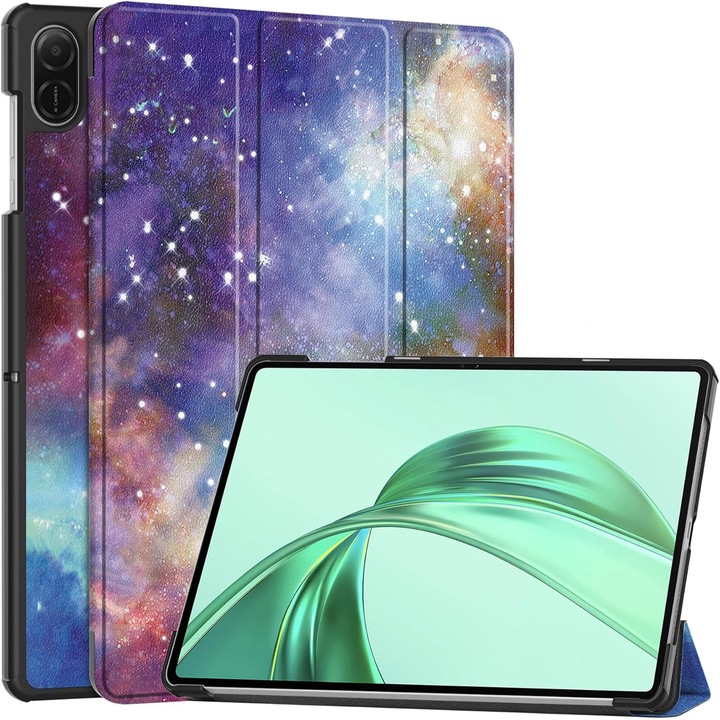 Husa tableta pentru Honor Pad X8a 11 Inch, auto functie sleep/wake tip stand, Galaxy