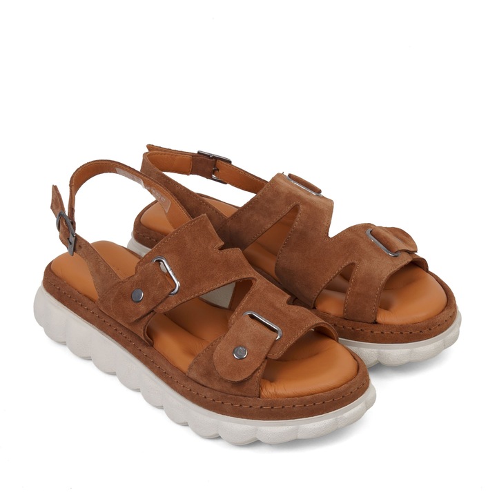 Sandale GIULIA - piele naturala maro - 36