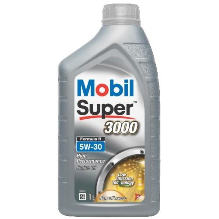 Ulei motor Mobil Super 3000 Formula RN 5W-30, 1L, ACEA C3, ambalaj 23,5x23x39cm