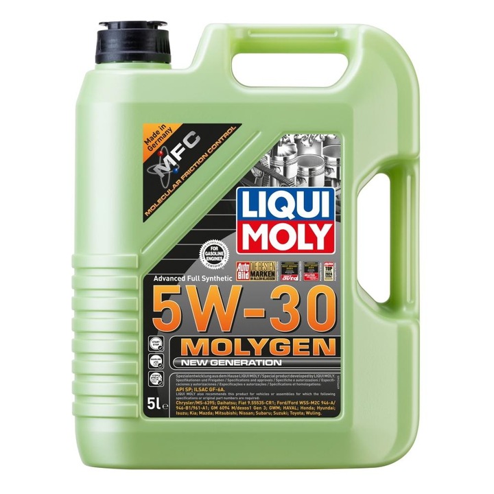 Ulei de motor Liqui Moly MOLYGEN NEW GENERATION 5W-30, 5L