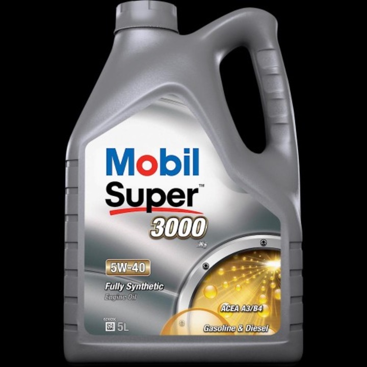 Моторно масло Mobil Super 3000 X1 5W-40, синтетично, 5л