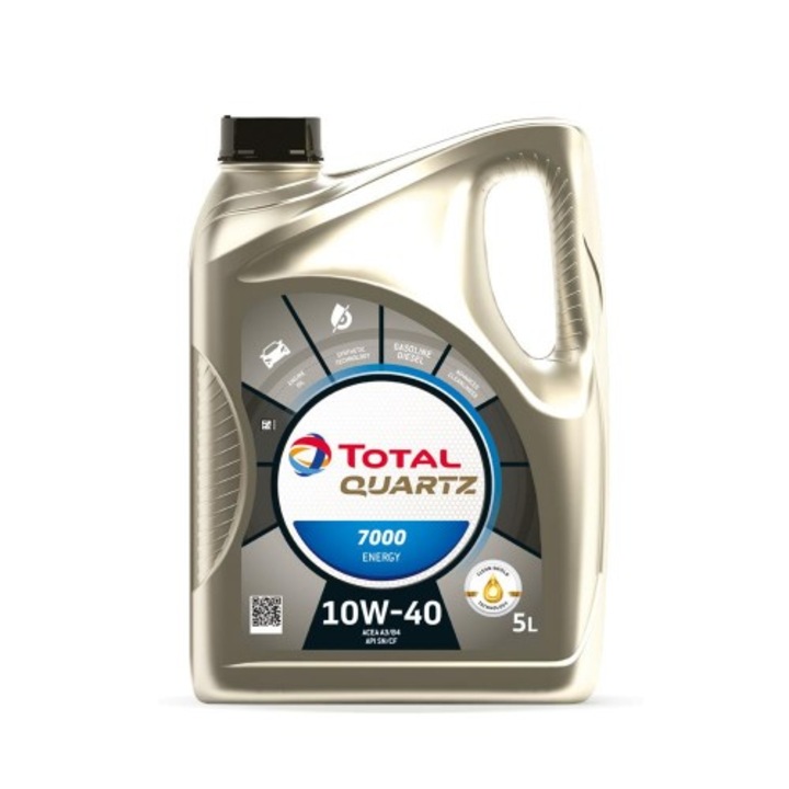 Моторно масло Total Quartz 7000 Energy 10W-40, напълно синтетично, 5L