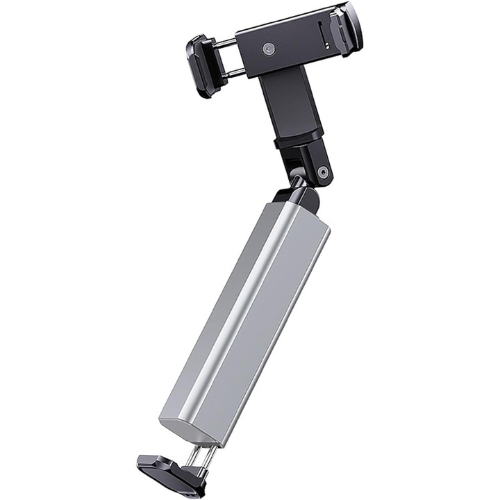 Стойка за мобилен телефон Flippy, сгъваема, телескопична, сива, 30мм