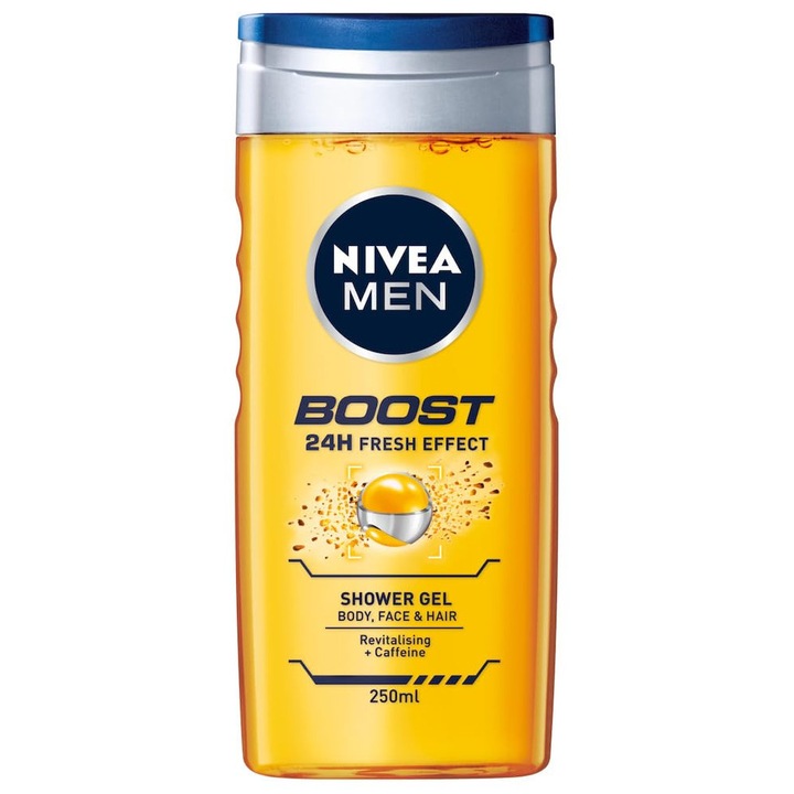 NIVEA MEN Dough Boost tusfürdő, frissítő, férfiaknak