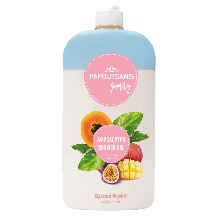 Papoutsanis Egzotikus Gyümölcs Tusfürdő 1L