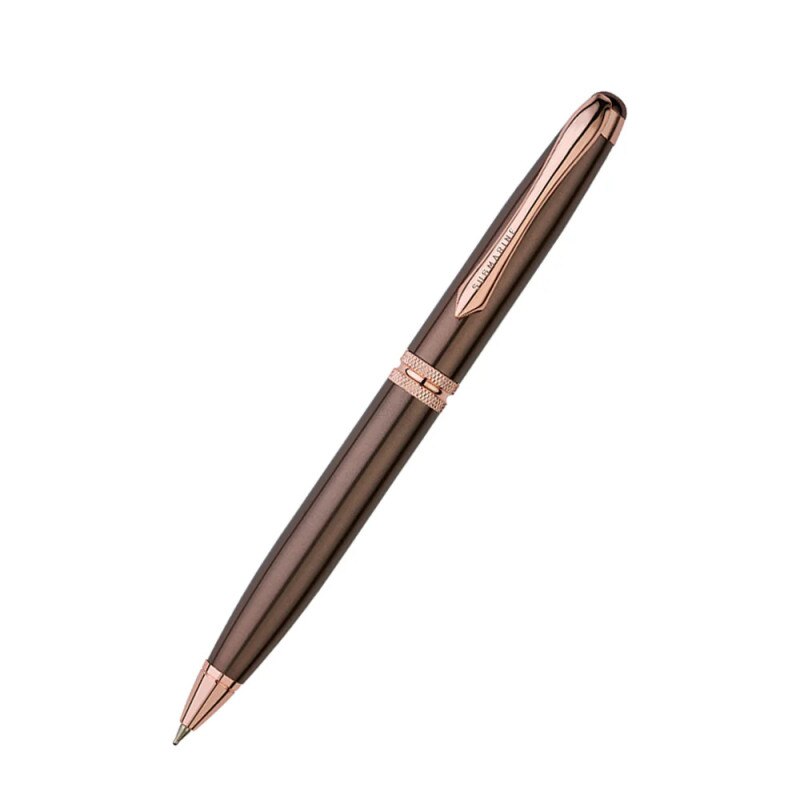 Pix Submarine Coffee, albastru, 0.6mm, corp maro-auriu, cutie