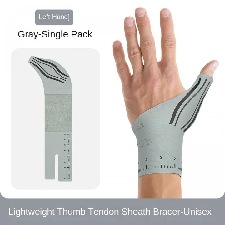 Orteza Incheietura Mana Stanga, UWOT, Compresie Gri, Antialunecare, 1mm